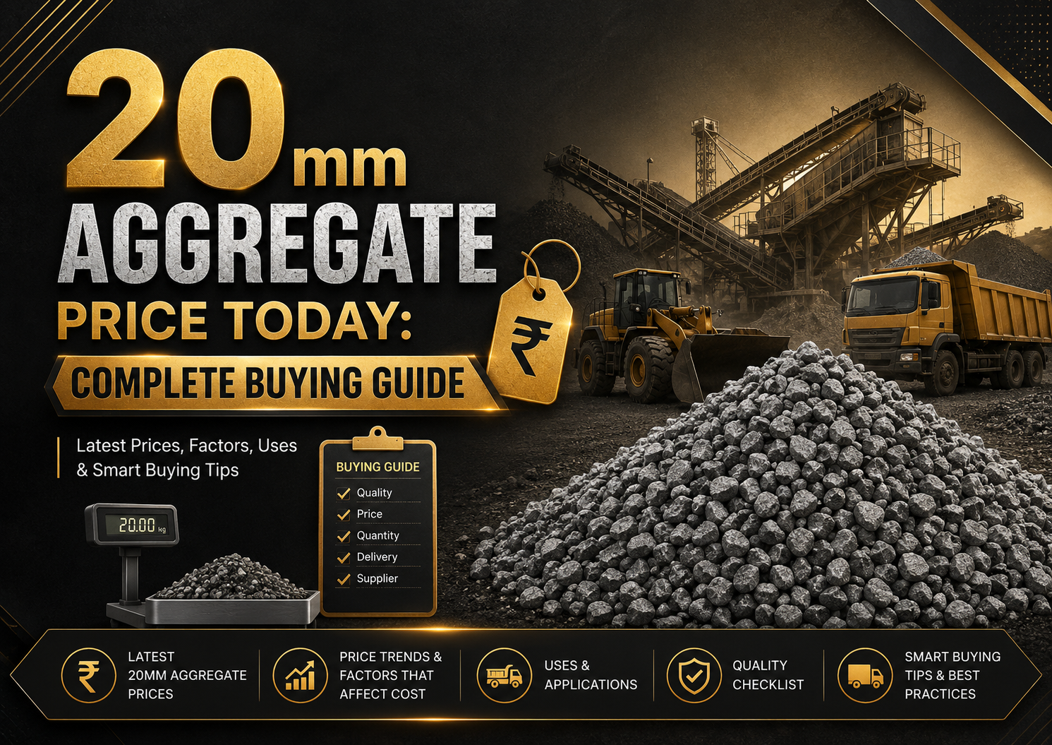 20mm Aggregate Price Today: Complete Buying Guide