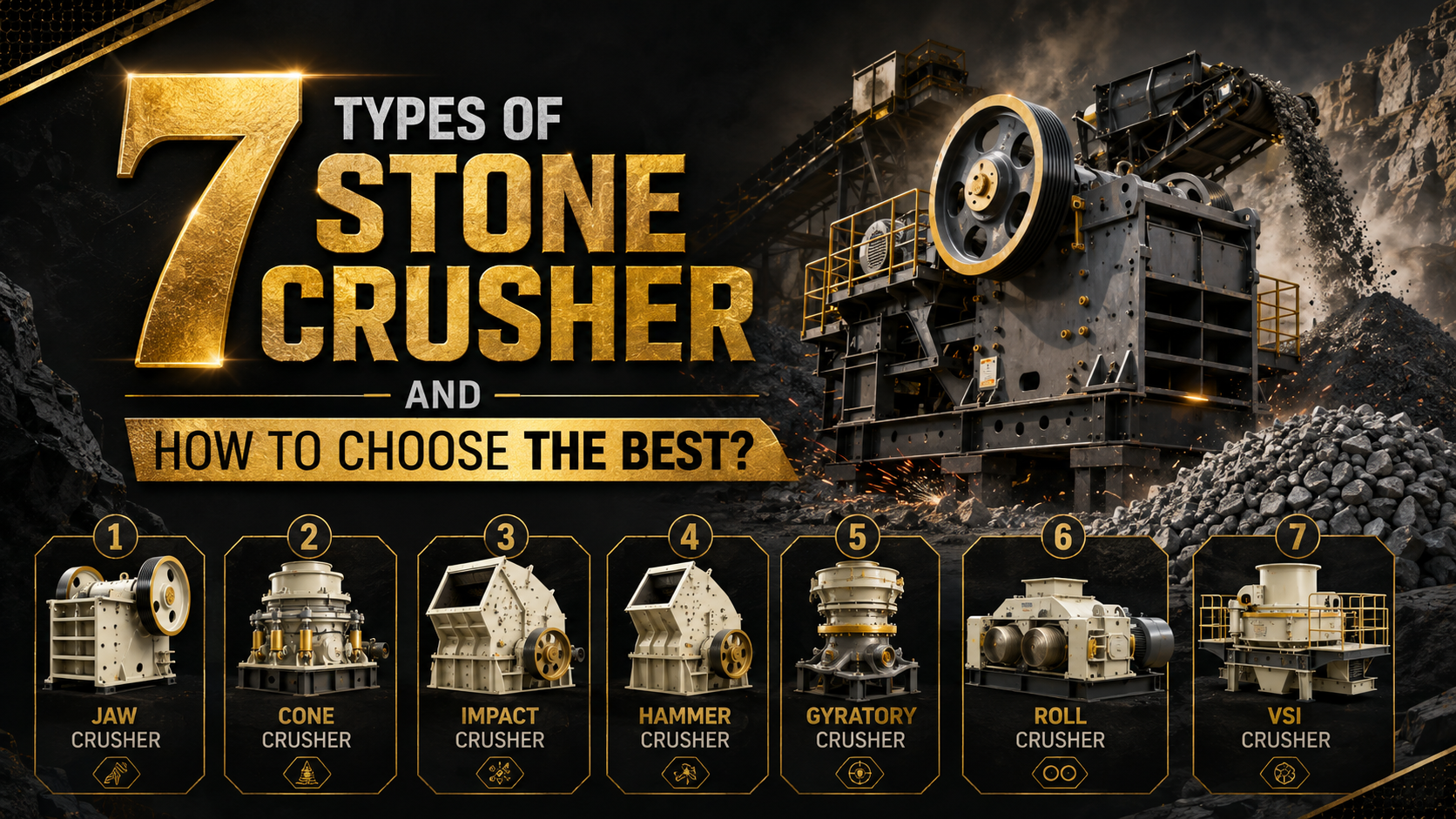 7 Types of Stone Crusher and How to Choose the Best
